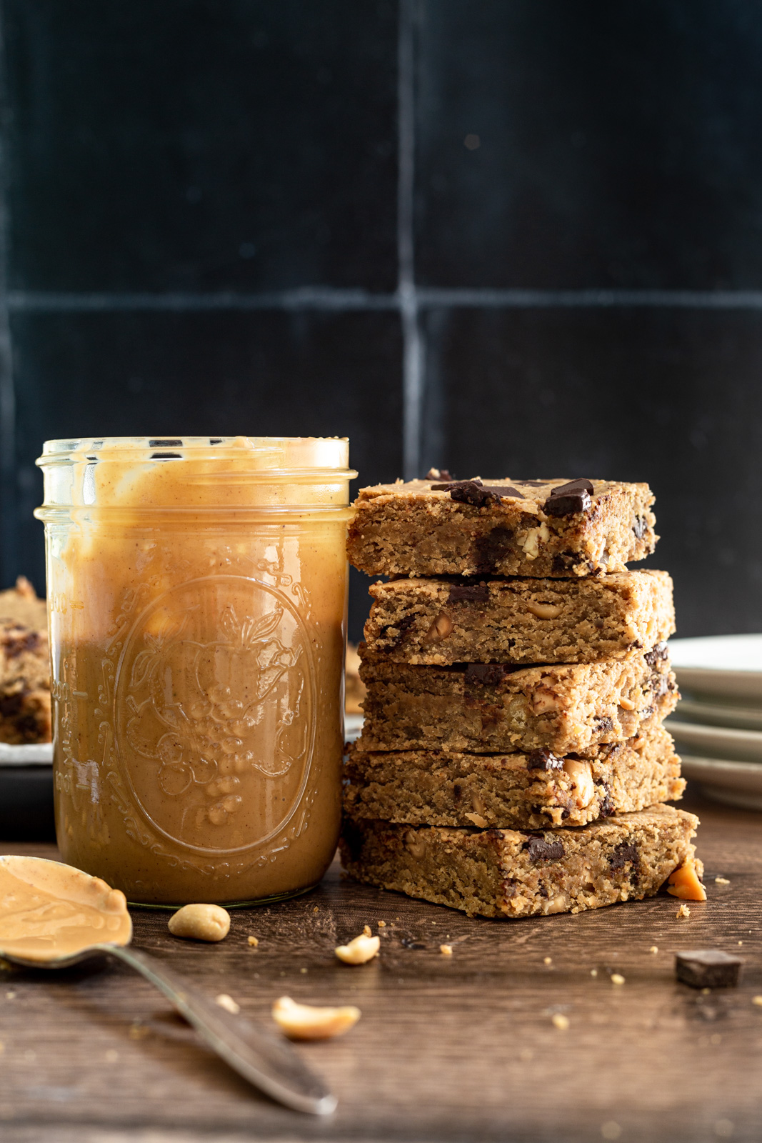 Vegan Peanut Butter Blondies